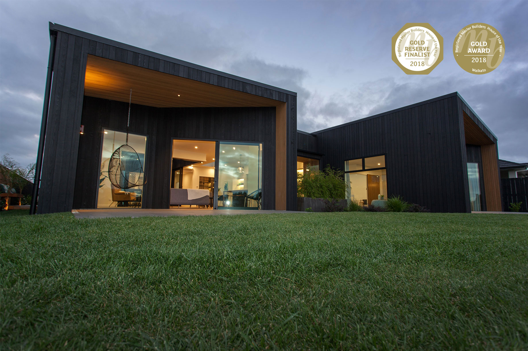 Award winning Waikato show home exterior