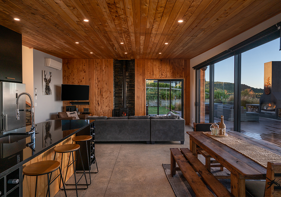 Wooden intdoor living space