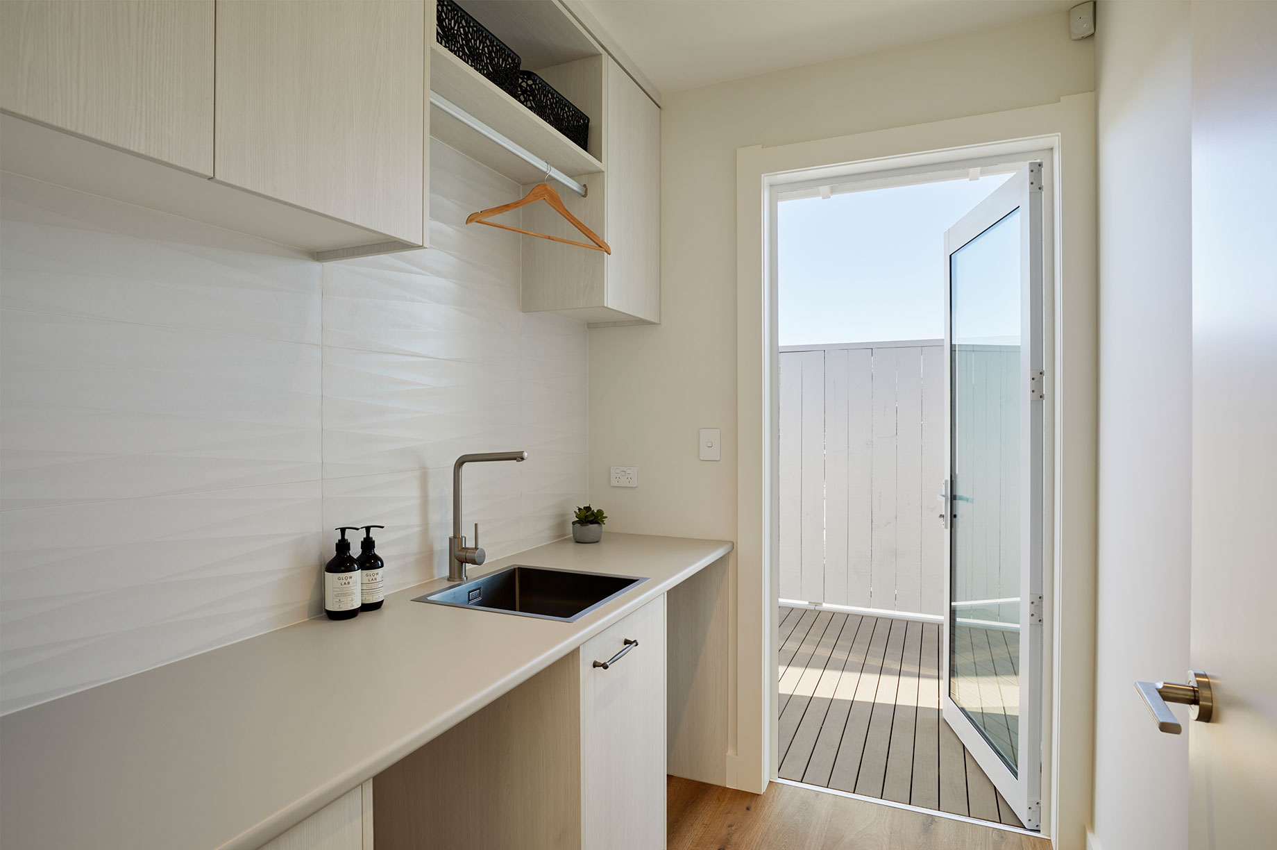 Bay of Plenty home laundry room interior