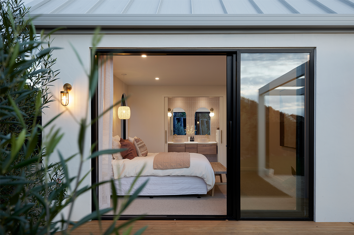 Waikato vision master bedroom outdoor area
