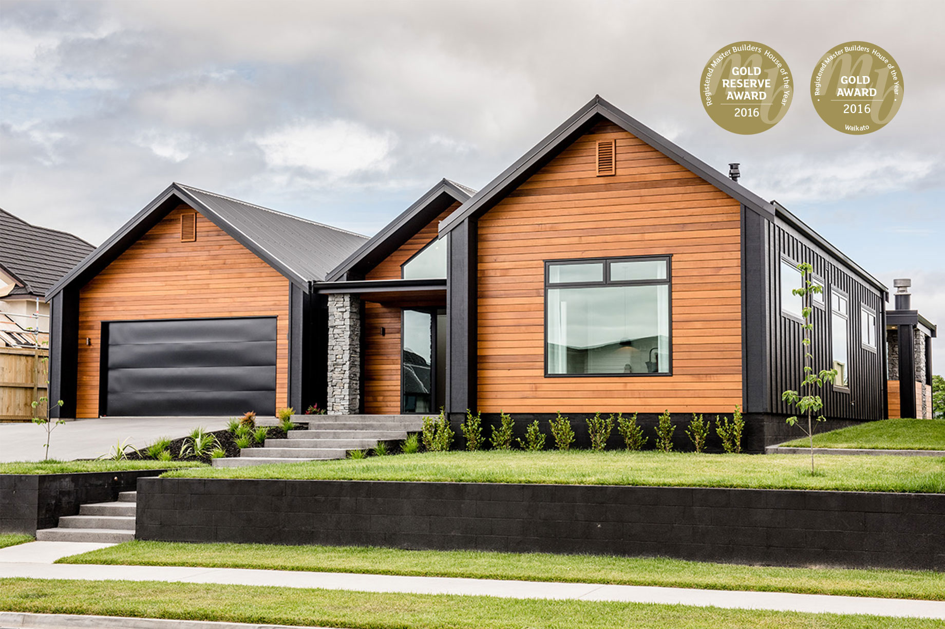 Award winning rural wooden house exterior