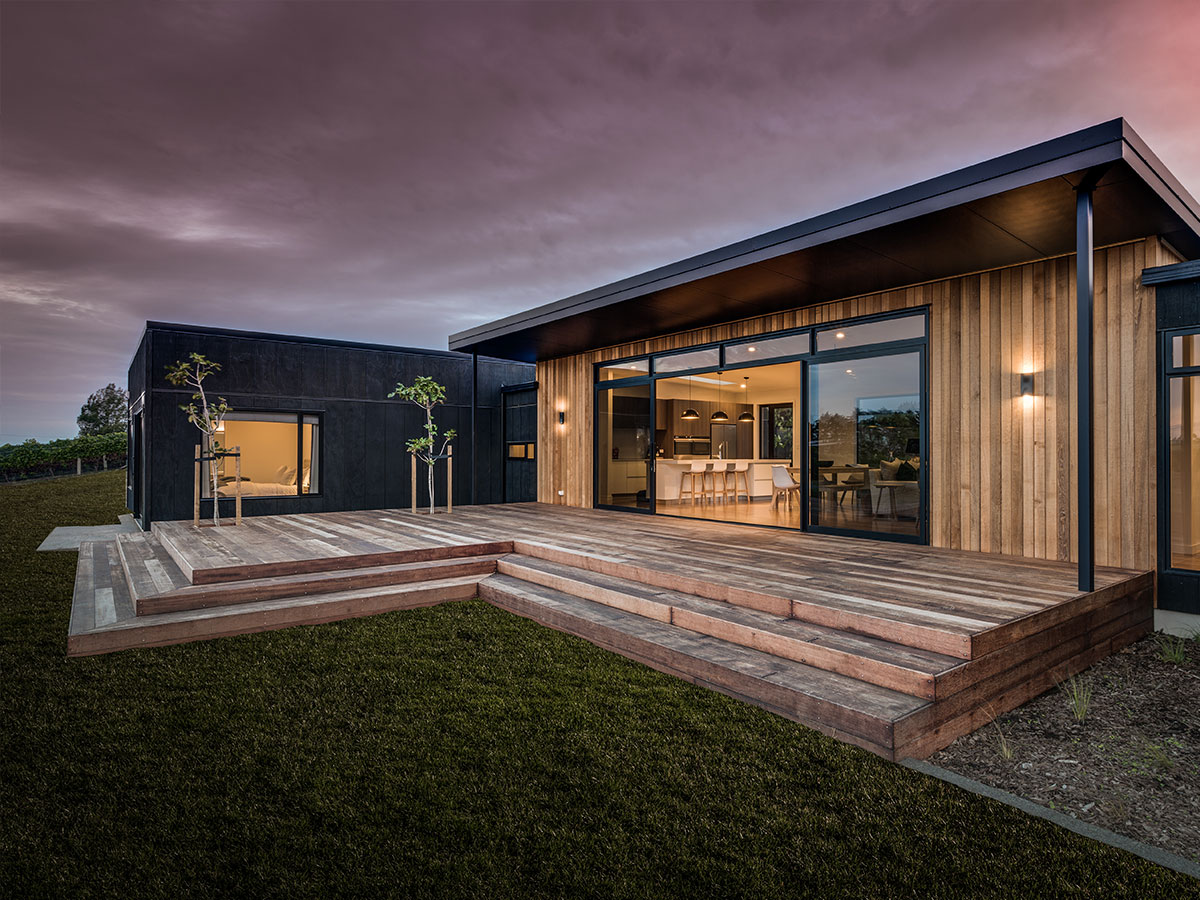 Hawkes Bay show home exterior