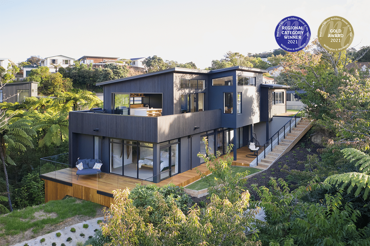 Award winning two storey home exterior