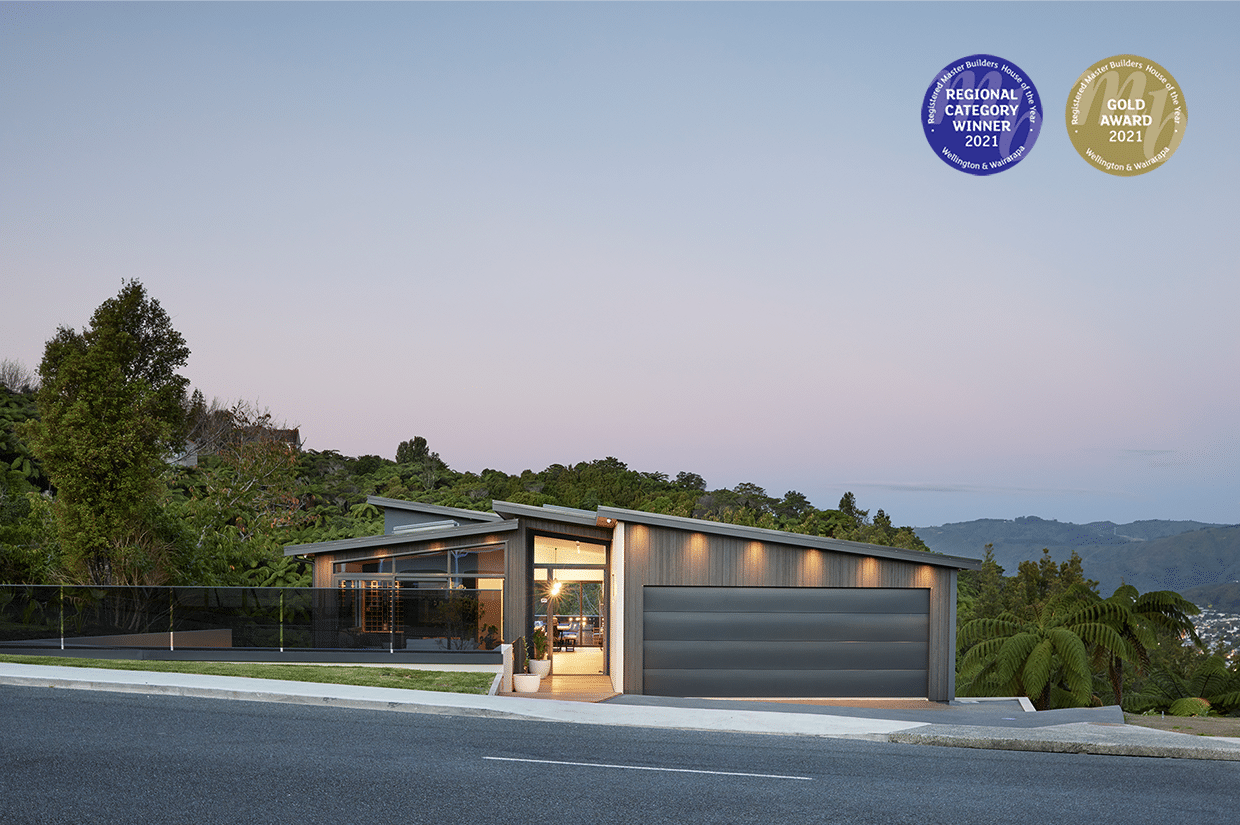Award winning grey home in Wellington