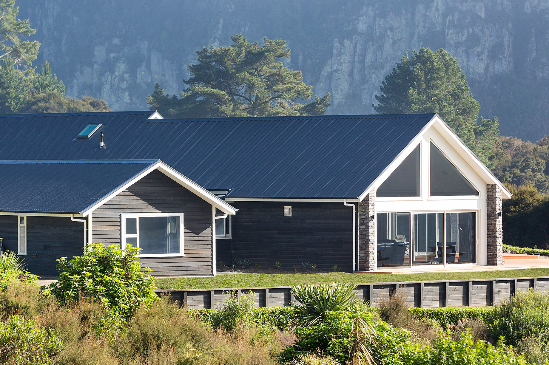 Whakamaru rural house exterior in daylight