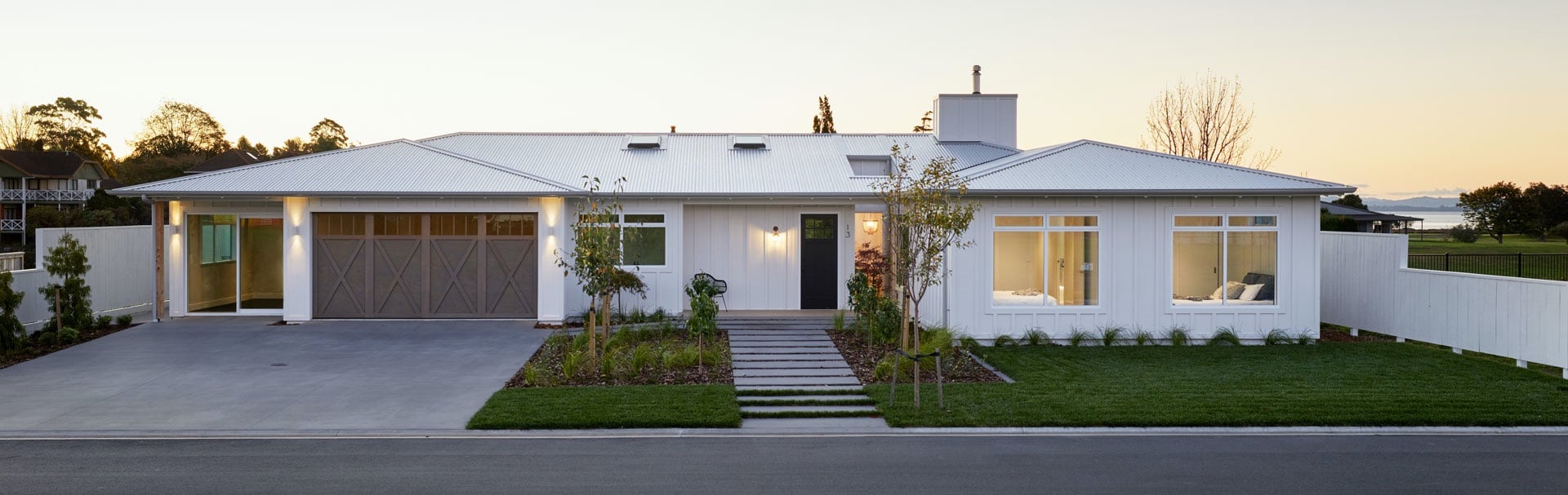 Design Builders Home - White Exterior